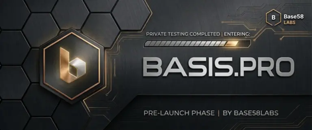 Basis.pro, built by Base58Labs, completes private testing and enters pre-launch phase